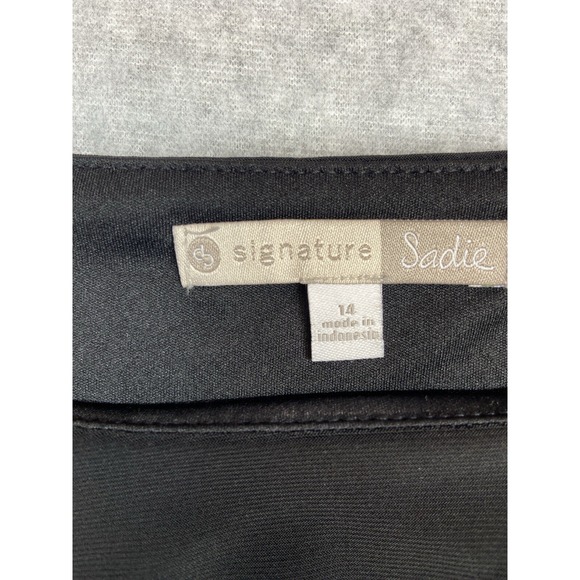 Signature Sadie Womens Large 14l Black Casual Party Holiday Evening Cocktail - Picture 5 of 9